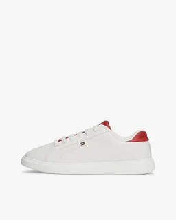 کتانی زنانه اورجینال tommy Hilfiger Lightweight Leather Cupsole Court Trainers
